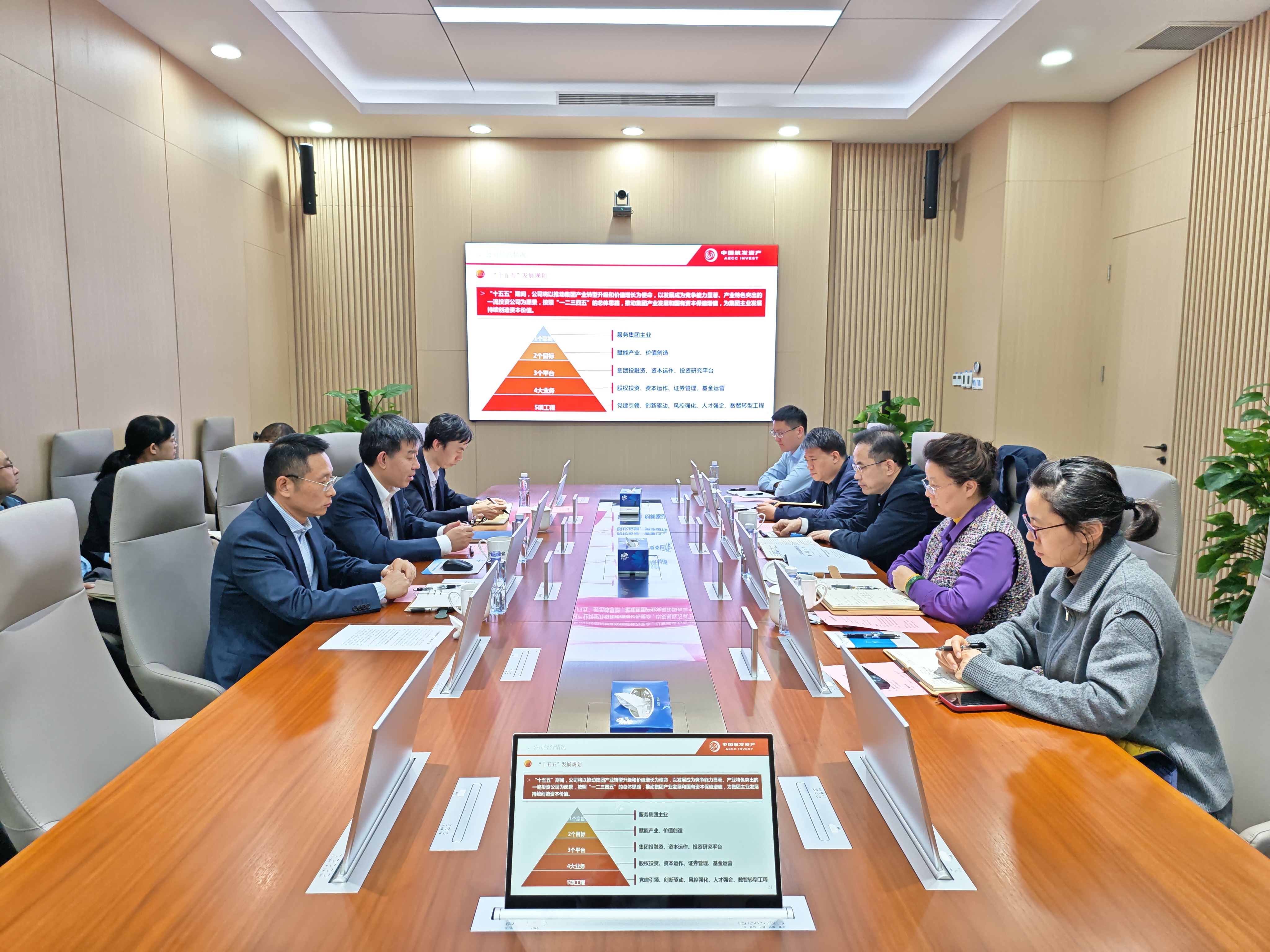 高波到中国航发资产公司调研