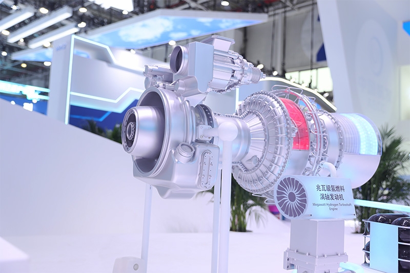 兆瓦级氢燃料涡轴发动机
